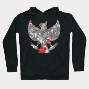 amazing indonesia culture in garuda silhouete Hoodie